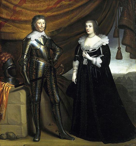 Gerard van Honthorst Prince Frederik Hendrik and his wife Amalia van Solms China oil painting art